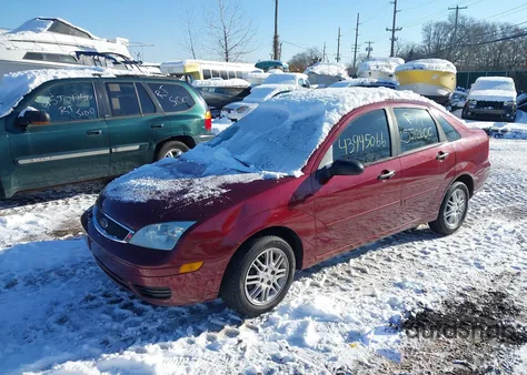 2006 Ford Focus Zx4 из США, поврежденный, VIN 1FAFP34N16W232275